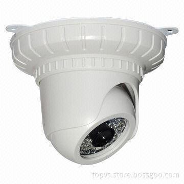 H.264 IP IR Dome Camera, Supports Two-way Audio and Sony CCD